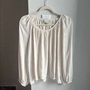 A New Day Cream Blouse
